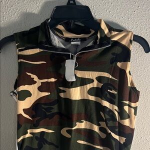 Rani Arabella Camouflage Crop Top
